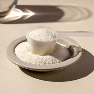 雙膠原：膠原蛋⽩ × 非變性⼆型膠原 