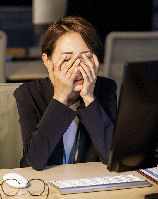 生活作息不規律、三餐不規律